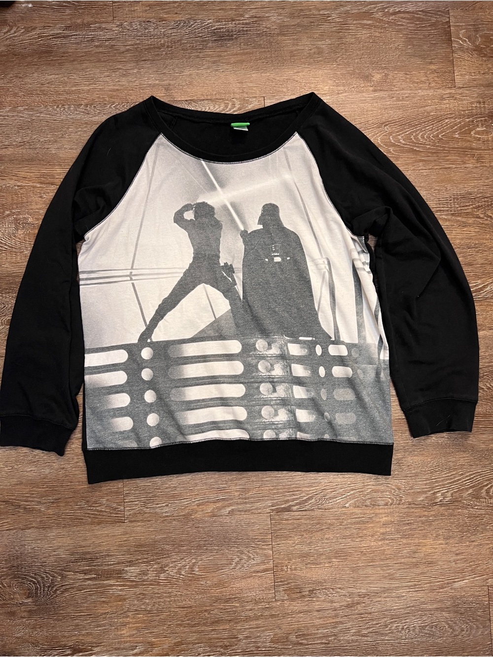 Star Wars Darth Vader Luke Skywalker Lightsaber Graphic Long Sleeve | Size: XXL